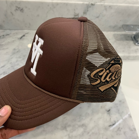 Brown La Dodgers Trucker Hat - Picture 3 of 3